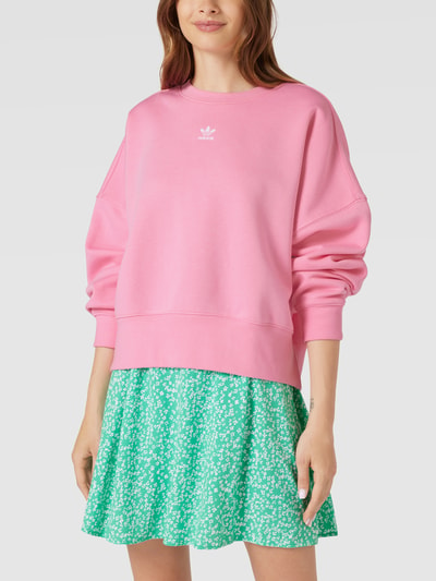 adidas Originals Sweatshirt mit Label-Stitching Modell 'SWEATSHIRT' Pink 4