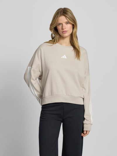 adidas Sportswear Bluza o kroju oversized z prążkowanymi wykończeniami Złamany biały 4