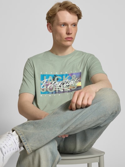 Jack & Jones T-Shirt mit Rundhalsausschnitt Modell 'COLTON' Mint 3