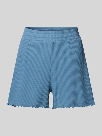 Jake*s Casual Spodnie od piżamy o kroju regular fit z fakturowanym wzorem Błękitny 1