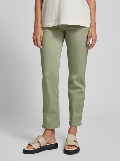 Gerry Weber Edition Hose mit Bindegürtel Khaki 4