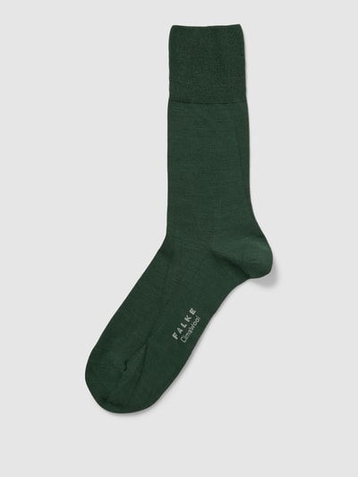 Falke Socken mit Woll-Anteil Modell 'ClimaWool' Dunkelgruen 1