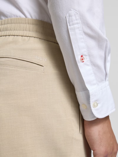 MCNEAL Regular Fit Bermudas mit Hakenverschluss Ecru 3