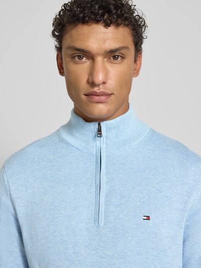 Tommy Hilfiger Regular fit schipperstrui van puur katoen Lichtblauw - 3