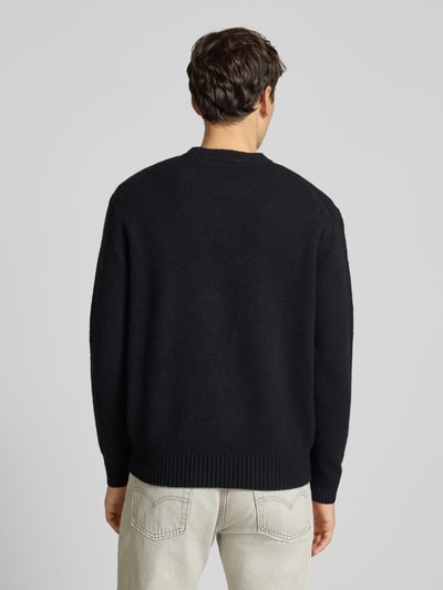 Only & Sons Relaxed Fit Pullover aus Baumwoll-Mix mit Woll-Anteil Modell 'JAMES' Black 5