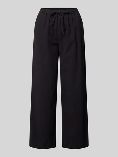 Produktfoto, Stoffhose in verkürzter Passform Modell 'CISSIE' von Soyaconcept aus reiner Baumwolle, Wide-Leg, elastischer Bund mit Tunnelzug.