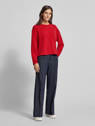 s.Oliver RED LABEL Regular fit sweatshirt van modalmix Rood - 1
