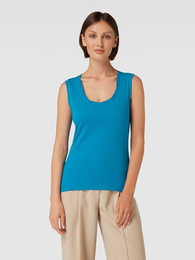 Esprit Tanktop met U-hals Petrol - 4