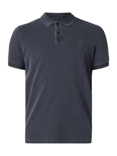 Marc O'Polo Poloshirt im Washed Out Look Dunkelblau 2