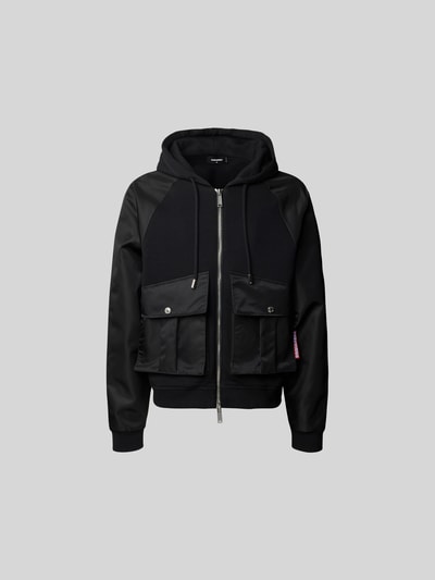 Dsquared2 Sweatjacke mit Pattentaschen Black 2