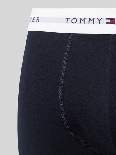 Tommy Hilfiger Obcisłe bokserki z detalami z logo w zestawie 5 szt. Ciemnoniebieski 2