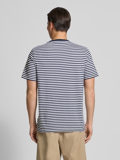 Armedangels T-shirt o kroju relaxed fit z czystej bawełny Ciemnoniebieski 5