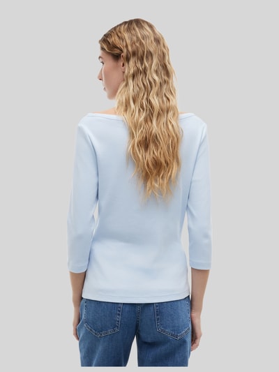 Tommy Hilfiger Regular Fit 3/4-Shirt aus reiner Baumwolle Hellblau 5