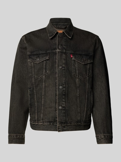 Levi's® Jeansjack met borstzakken Zwart - 2