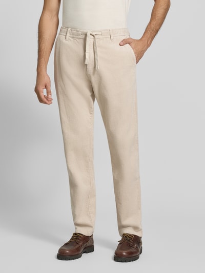 s.Oliver RED LABEL Regular Fit Cordhose mit Tunnelzugbund Beige 4