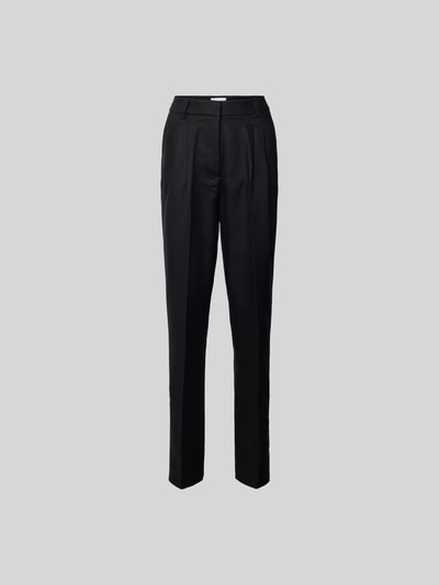 black palms Stoffhose mit Bundfalten Black 2