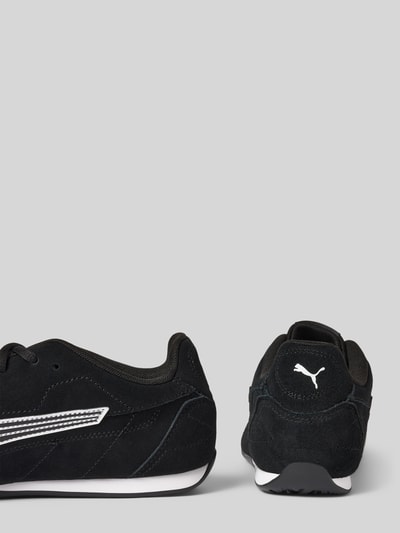 PUMA Sneakersy ze skóry naturalnej z aplikacją z logo model ‘Catch’ Czarny 2