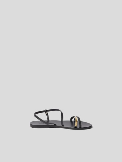 Ancient Greek Sandals Sandalen mit Kontrastbesatz Schwarz 5