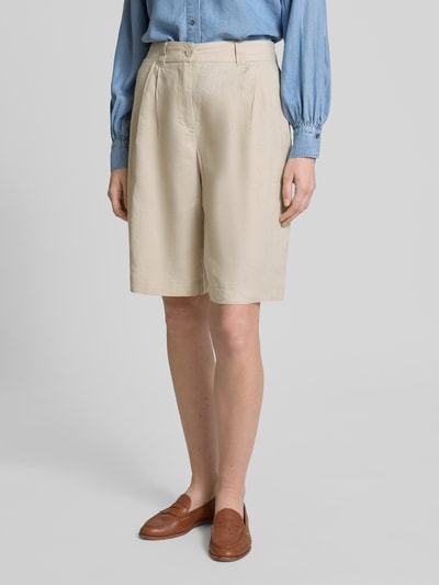 Christian Berg Woman Bermudas mit französischen Eingrifftaschen Beige 4