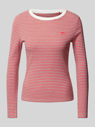 Levi's® Shirt met lange mouwen en labelpatch, model 'ESSENTIAL' Rood - 2