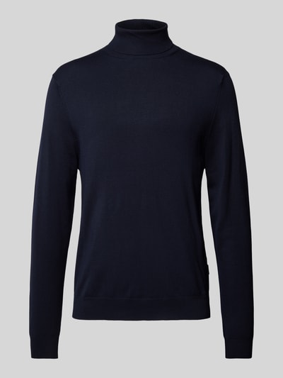 Only & Sons Rollkragenpullover mit Label-Applikation Modell 'WYLER' Marine 2