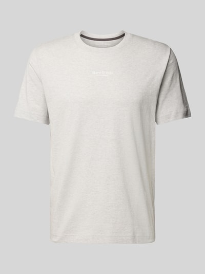 Marc O'Polo T-shirt o kroju regular fit z czystej bawełny Srebrny melanż 2