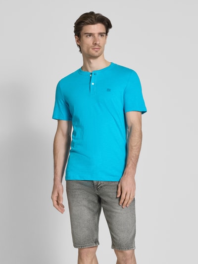 s.Oliver RED LABEL Regular Fit T-Shirt aus reiner Baumwolle Ocean 4