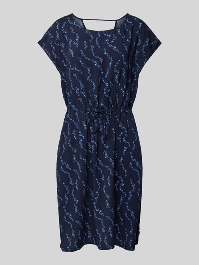 Tom Tailor Denim Mini-jurk met all-over motiefprint Marineblauw - 2