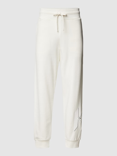 Karl Lagerfeld Sweatpants mit kontrastiven Label-Prints Offwhite 2