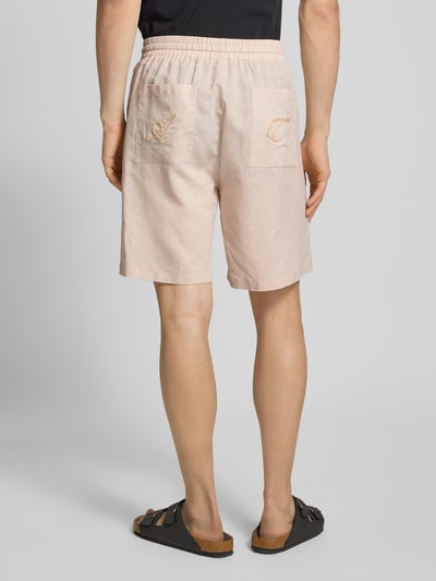 ANOTHER COTTON LAB Loose Fit Shorts aus Leinen-Baumwoll-Mix Beige 5