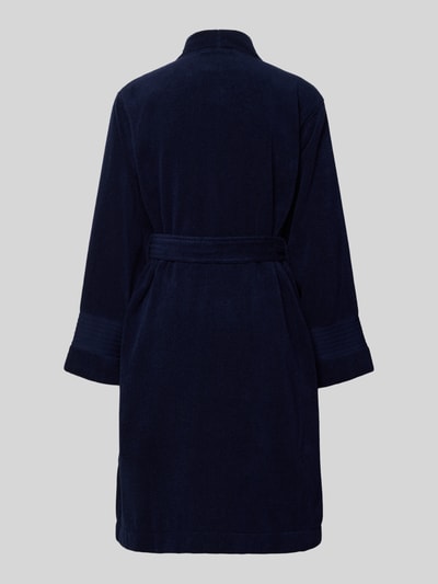 Lauren Ralph Lauren Szlafrok o kroju comfort fit z czystej bawełny model 'Core Greenwich' Ciemnoniebieski 3