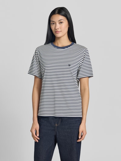 Weekend Max Mara Regular Fit T-Shirt aus reiner Baumwolle Modell 'VENACO' Weiss 4