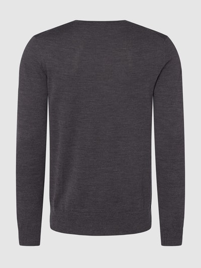 JOOP! Collection Pullover aus Merinowolle Modell 'Denny' Anthrazit 4