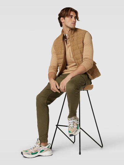 Polo Ralph Lauren Poloshirt mit Label-Stitching Camel 1