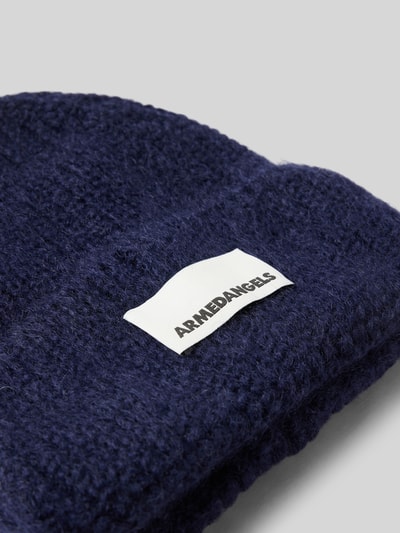 Armedangels Mütze aus Mohair-Woll-Mix Modell 'SNOWAA' Dunkelblau 2