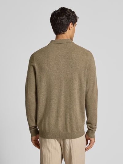 Christian Berg Men Strickpullover aus reinem Kaschmir Hazel Melange 5