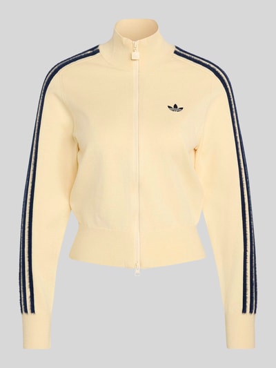 adidas Originals Regular Fit Strickjacke aus Viskose-Mix Ecru 2