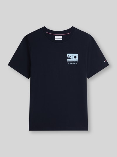 Tommy Hilfiger Regular Fit T-Shirt aus reiner Baumwolle Marine 2