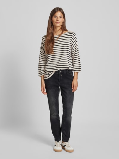 MAC Slim fit jeans met knoop- en ritssluiting, model 'Montana' Lichtgrijs - 1