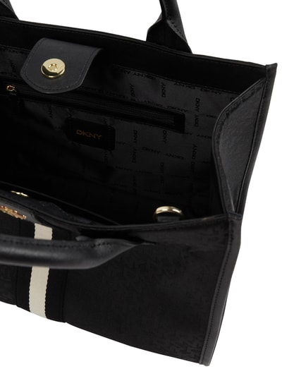 DKNY Handtasche mit Logo-Muster Modell 'Carol' Black 3