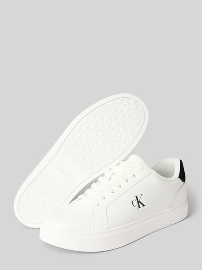 Calvin Klein Jeans Sneaker mit Label-Detail Weiss 4