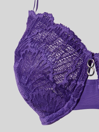 Triumph Balconettebeha met kant, model 'Palina Moonlight Kiss' Paars - 2