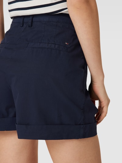 Tommy Hilfiger Korte broek met vaste omslag aan de pijpen Marineblauw - 3