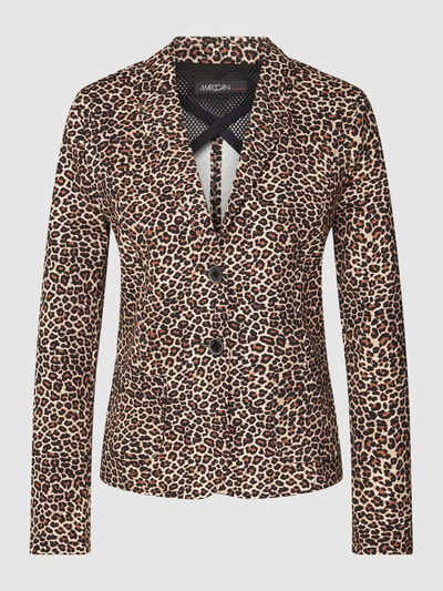 Marc Cain Blazer mit Animal-Print Black 2