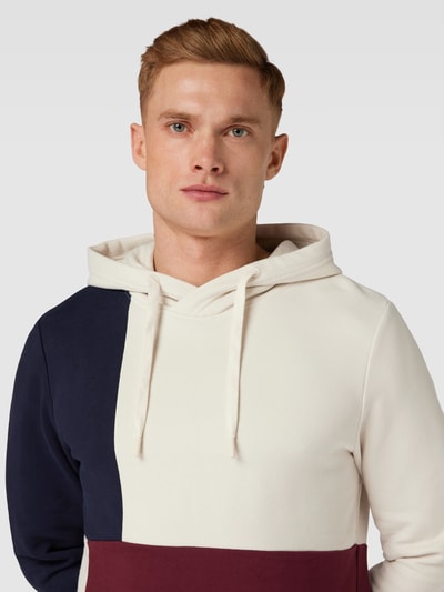 Tom Tailor Hoodie met labeldetail Bordeaux - 3