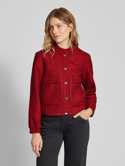 More & More Blazer mit Pattentaschen Rot 4