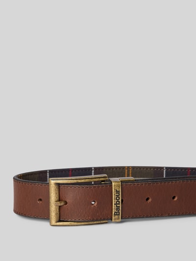 Barbour Riem van echt leer Middenbruin - 2