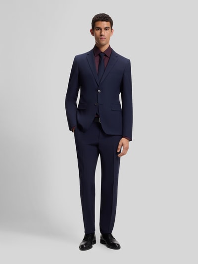 BOSS Regular Fit Businesshemd aus Baumwoll-Mix Bordeaux 1