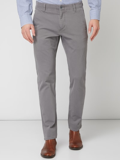 DOCKERS Slim tapered fit chino met stretch  Antraciet - 4