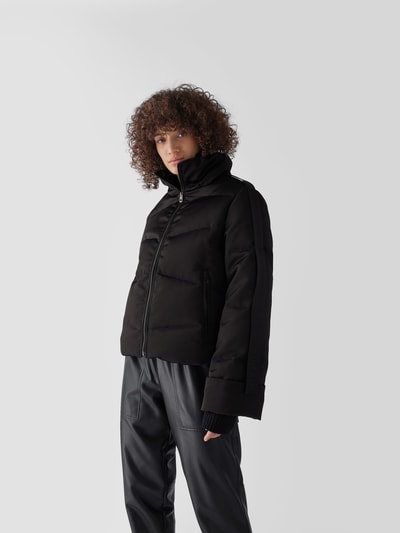 Ahirain Daunenjacke in Stepp-Optik Schwarz 4